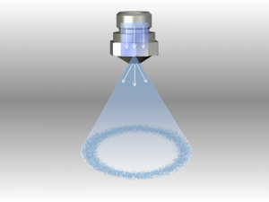 Spruzzo ugello cono vuoto assiale